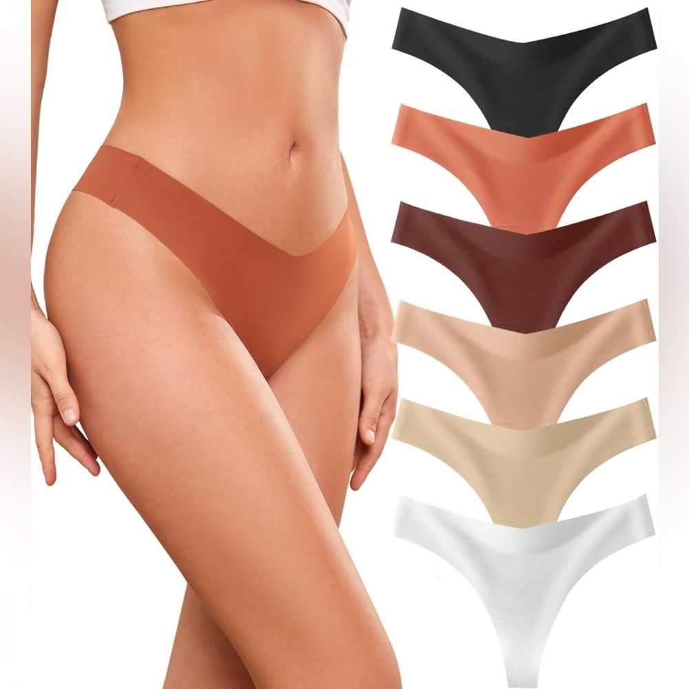 6 pack seamless thong underwear